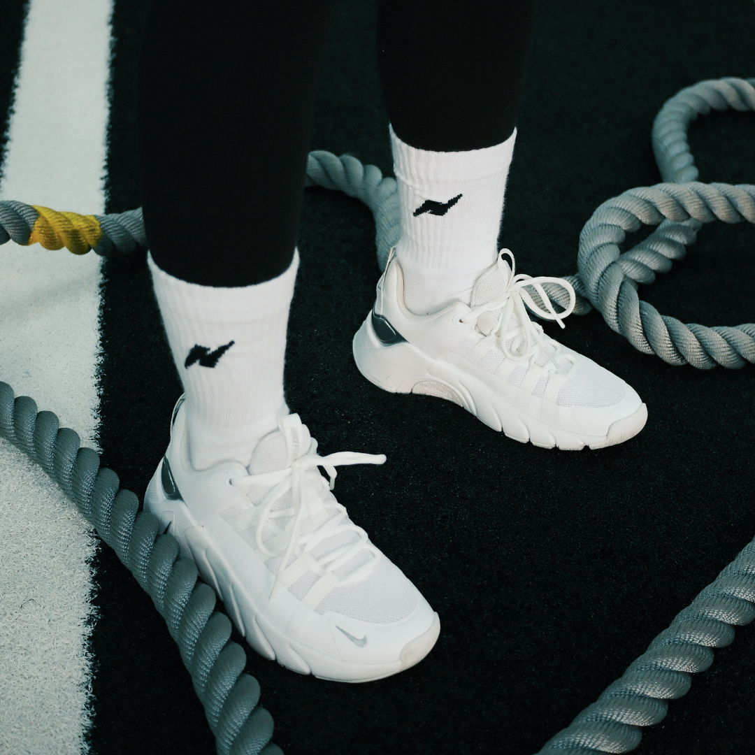 Crew Socks — Blanco